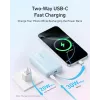 Anker Zolo 10000mAh pārnēsājams akumulators, 30W īpaši ātra uzlāde, integrēts USB-C kabelis, melns