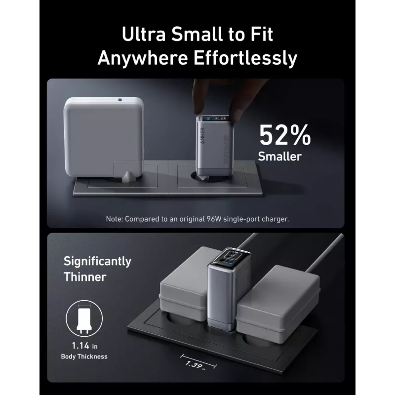 Mobilās ierīces lādētājs Anker A2688341 Universal Melns AC Indoor 110-240V 1 USB 2.0 2 USB-C