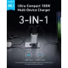 Mobilās ierīces lādētājs Anker A2688341 Universal Melns AC Indoor 110-240V 1 USB 2.0 2 USB-C