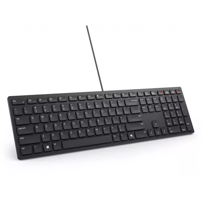 Tastatūra DELL KB525C Office USB QWERTY US International Melns