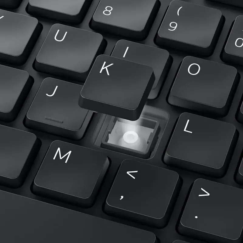 Tastatūra DELL KB525C Office USB QWERTY US International Melns