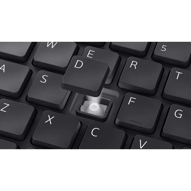 DELL KM555 Klusā tastatūra un pele komplektā Universāls RF bezvadu + Bluetooth QWERTY US International Melns