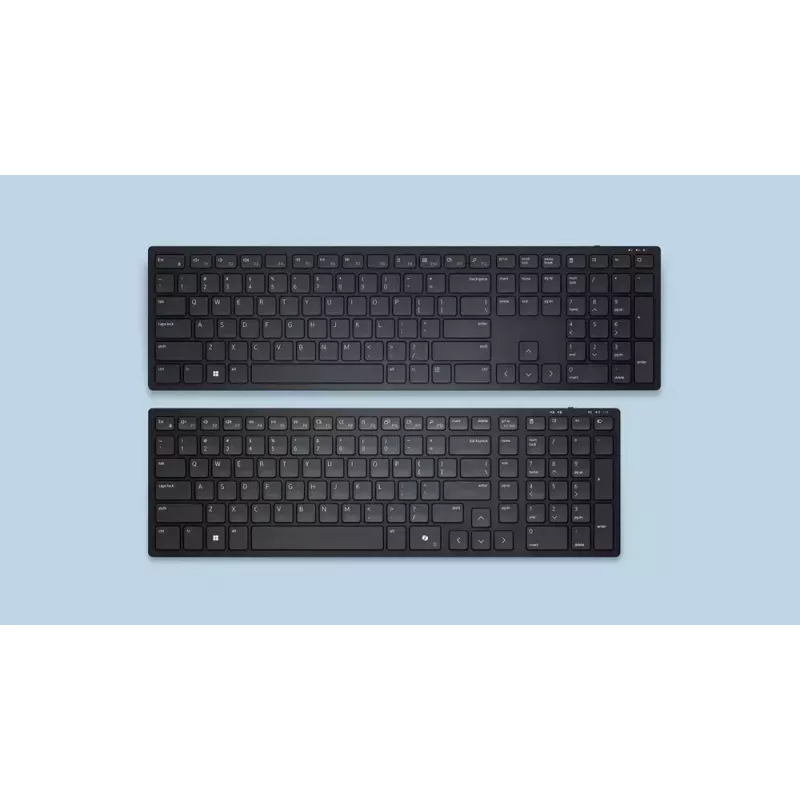 DELL KM555 Klusā tastatūra un pele komplektā Universāls RF bezvadu + Bluetooth QWERTY US International Melns