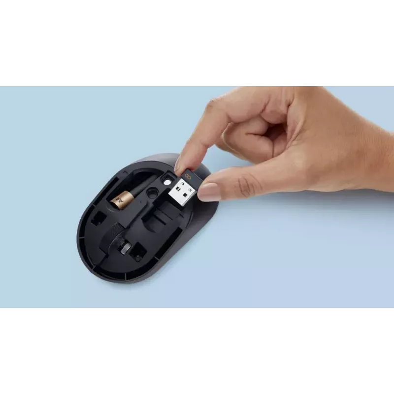 DELL KM555 Klusā tastatūra un pele komplektā Universāls RF bezvadu + Bluetooth QWERTY US International Melns