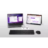 DELL KM555 Klusā tastatūra un pele komplektā Universāls RF bezvadu + Bluetooth QWERTY US International Melns
