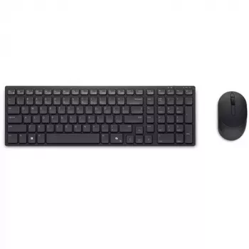 DELL KM555 Klusā tastatūra un pele komplektā Universāls RF bezvadu + Bluetooth QWERTY US International Melns