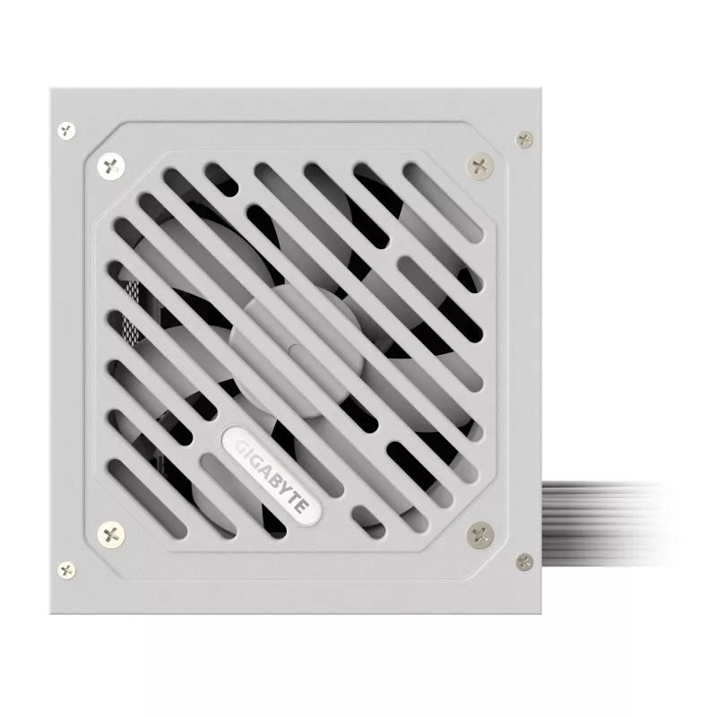 GIGABYTE P550SS ICE barošanas bloks - PCIe 5.0, 80 PLUS Silver, 120mm ventilators, ATX 3.0 saderīgs, EU kontaktdakša