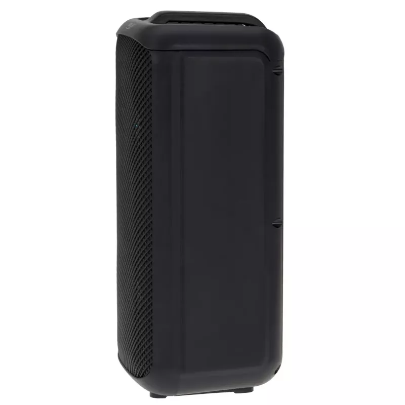 Pārnēsājams skaļrunis Adler AD 1903, 2×5 W, Bluetooth, FM radio, LED, 1500 mAh baterija, AUX, USB, melns