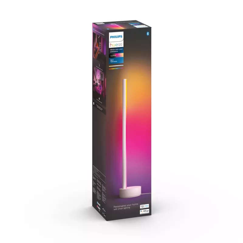 Philips Hue balta and colour ambience Signe gradienta galda lampa