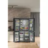 Whirlpool WQ9I FO2BX EF ledusskapis Side-by-Side brīvstāvošs 592 L melns