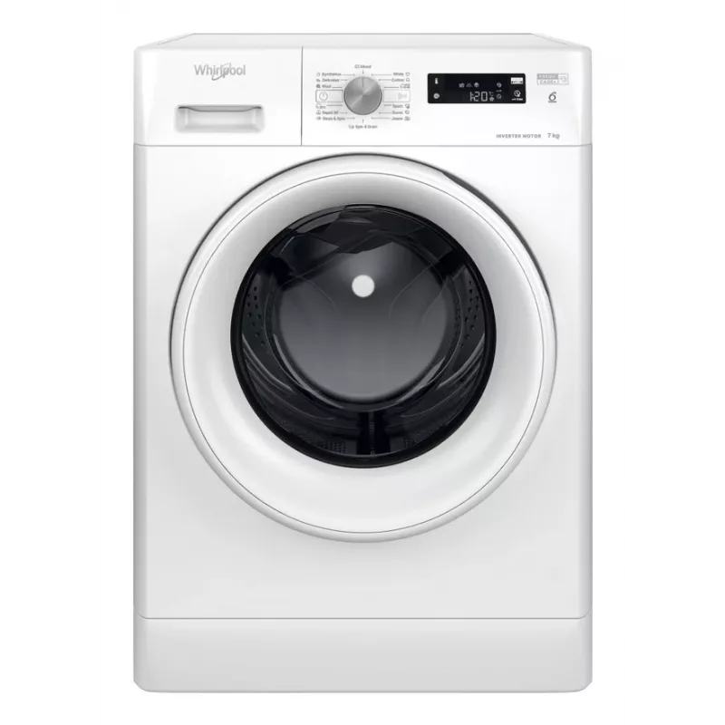 Whirlpool FFS 7469 W EE veļas mašīna ar priekšējo ielādi 7 kg 1351 RPM Balta