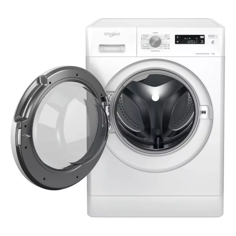 Whirlpool FFS 7469 W EE veļas mašīna ar priekšējo ielādi 7 kg 1351 RPM Balta