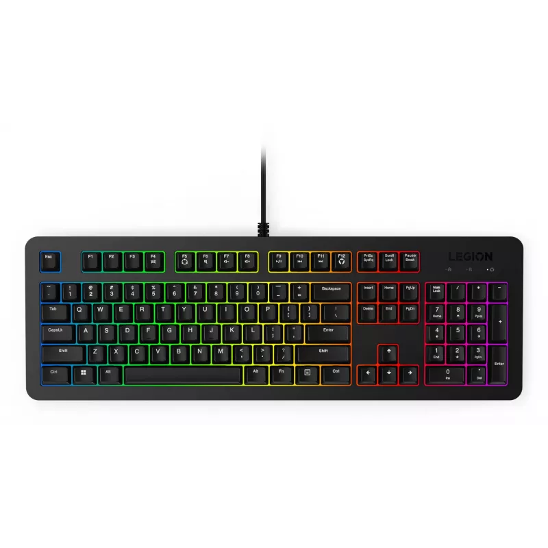 Lenovo GX31N91913 tastatūra ar peli Gaming USB US English Black