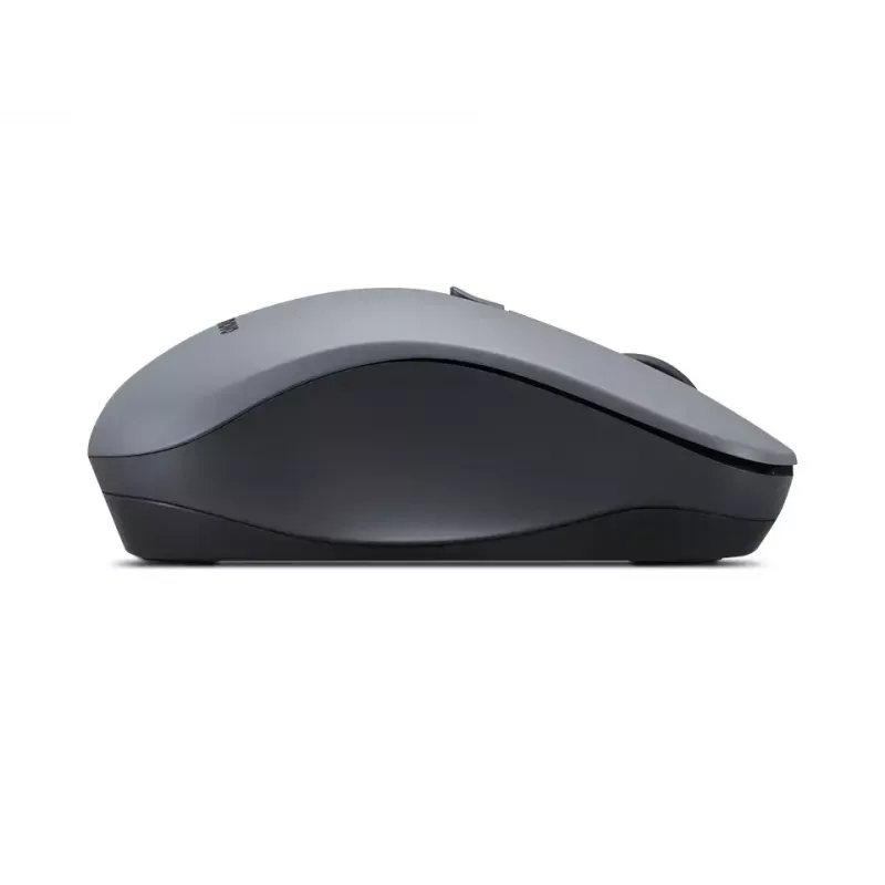 Bezvadu pele piemērota abām rokām Lenovo WL310 Office — Bluetooth, optiskā 1200 DPI, 6 pogas, ritenis, pelēka, darbināms ar baterijām