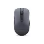 Bezvadu pele piemērota abām rokām Lenovo WL310 Office — Bluetooth, optiskā 1200 DPI, 6 pogas, ritenis, pelēka, darbināms ar baterijām