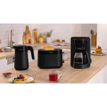 Bosch TAT2M123 tosteris 6 2 šķēles 950 W Melns