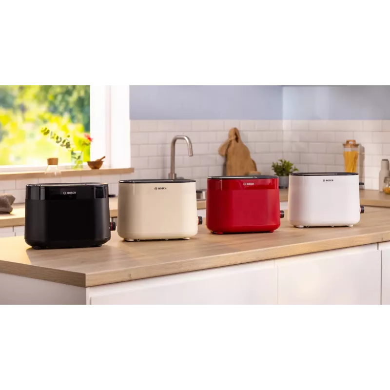 Bosch TAT2M123 tosteris 6 2 šķēles 950 W Melns