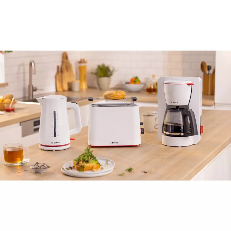Bosch TAT3M121 tosteris 4 šķēlēm 950 W Balts