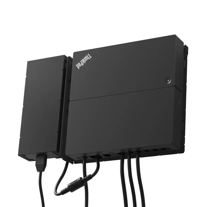 Lenovo ThinkSmart SmartDock vadu USB 3.2 Gen 2 (3.1 Gen 2) Type-C melns