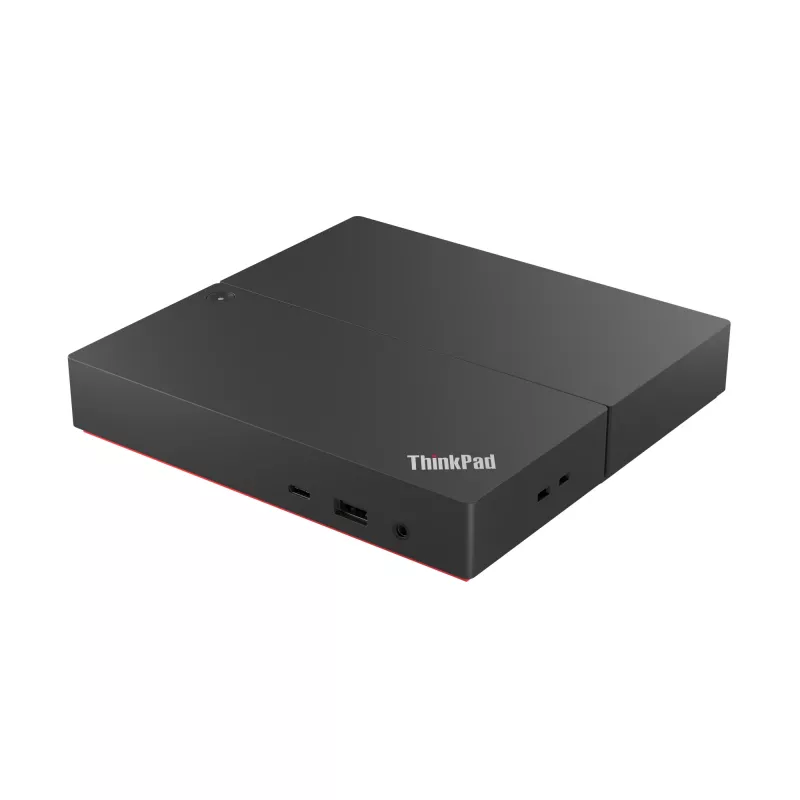Lenovo ThinkSmart SmartDock vadu USB 3.2 Gen 2 (3.1 Gen 2) Type-C melns