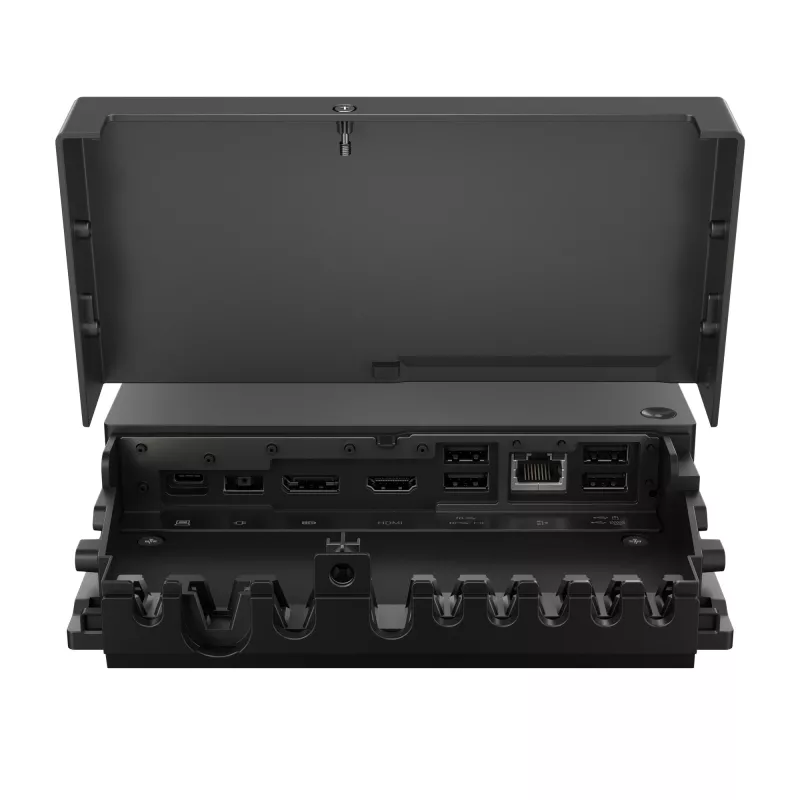 Lenovo ThinkSmart SmartDock vadu USB 3.2 Gen 2 (3.1 Gen 2) Type-C melns
