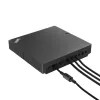 Lenovo ThinkSmart SmartDock vadu USB 3.2 Gen 2 (3.1 Gen 2) Type-C melns