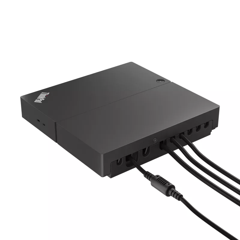 Lenovo ThinkSmart SmartDock vadu USB 3.2 Gen 2 (3.1 Gen 2) Type-C melns