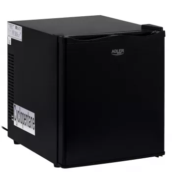 Termoelektriskais dzesētājs Adler AD 8089 28 L — portatīvs melns, 65 W, 35 dB, LED gaisma