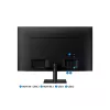 27 collu Samsung M50D monitors — 27 collu Full HD (1920×1080), VA LED, 4 ms, 178° skata leņķis, iebūvēti skaļruņi, USB centrmezgls, VESA, melns