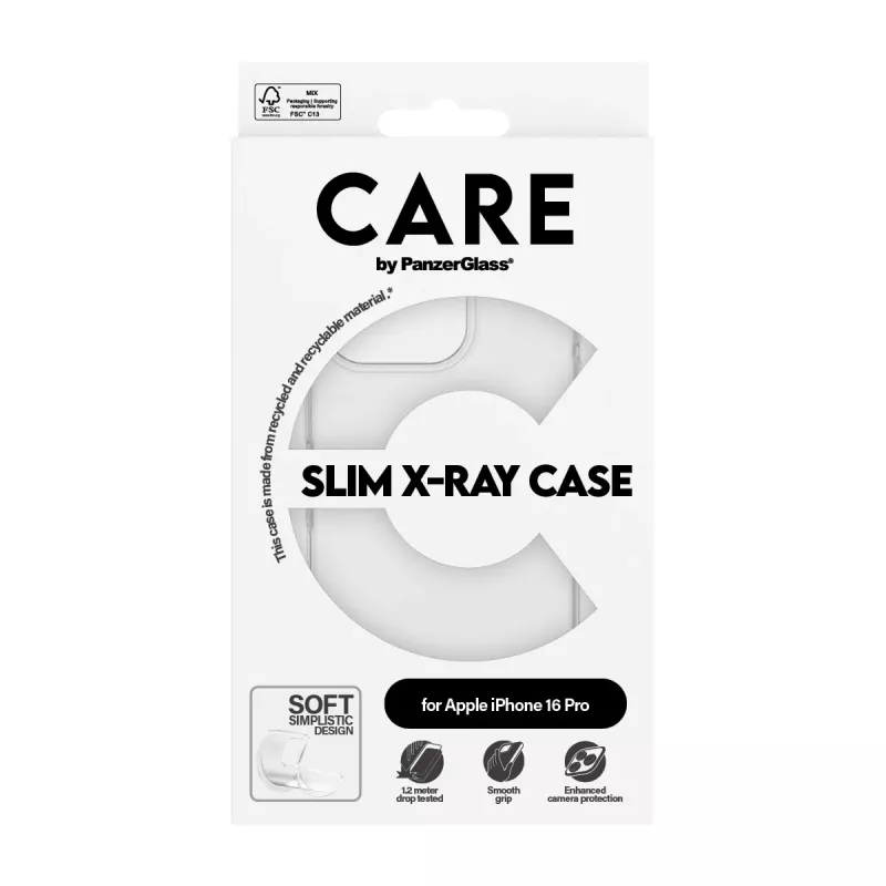 PanzerGlass CARE™ by ® X-Ray vāciņš iPhone 16 Pro