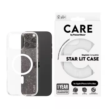 PanzerGlass CARE™ by ® Urban Combat Case Star Lit w. balta MagSafe iPhone 16 Pro Max