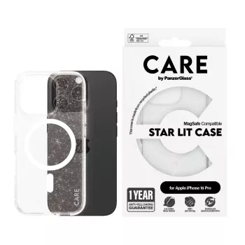 PanzerGlass CARE™ by ® Urban Combat Case Star Lit w. balta MagSafe iPhone 16 Pro