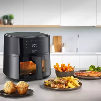 Gaisa fritieris Caso Designer gaisa fritieris 6.0 — 1700 W, 6 L ietilpība, melns