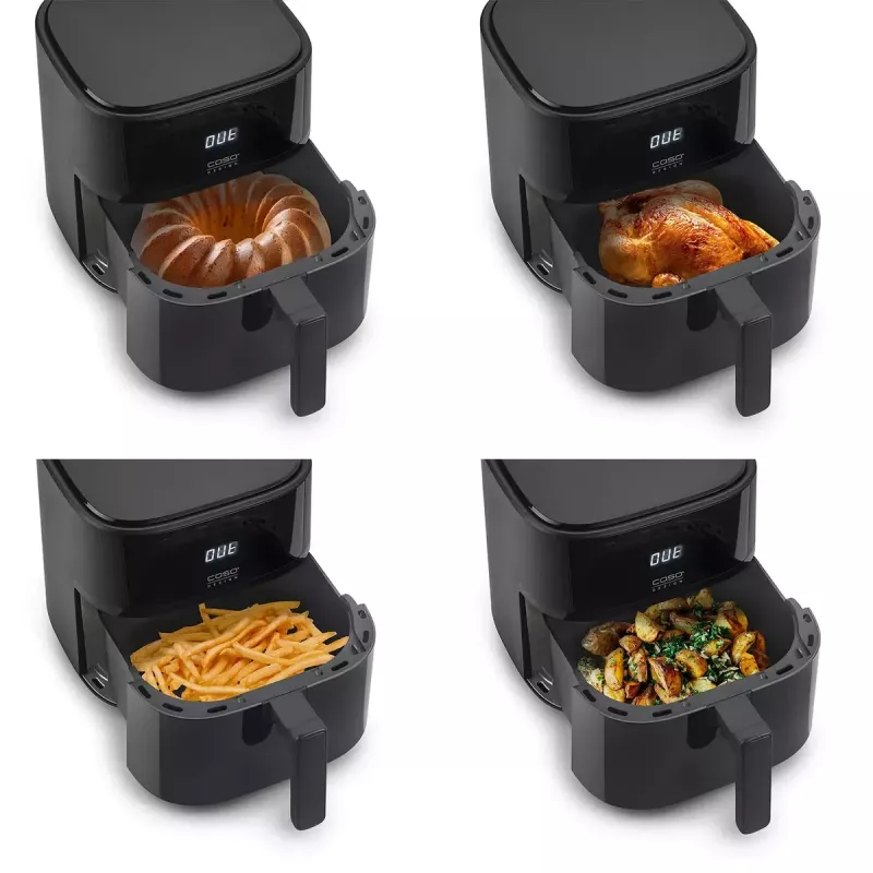 Gaisa fritieris Caso Designer gaisa fritieris 6.0 — 1700 W, 6 L ietilpība, melns