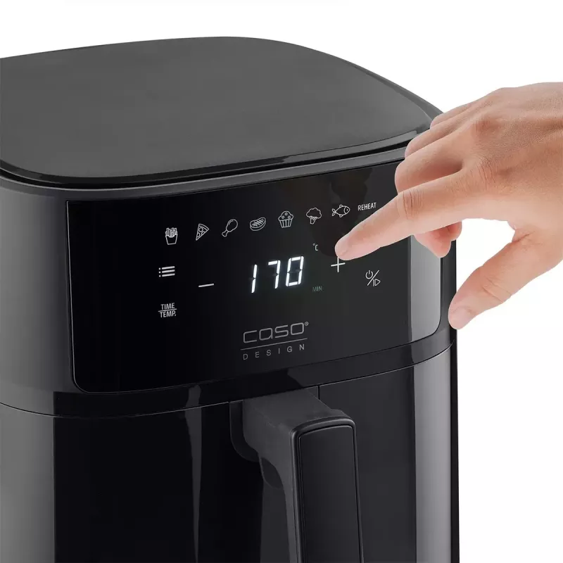 Gaisa fritieris Caso Designer gaisa fritieris 6.0 — 1700 W, 6 L ietilpība, melns