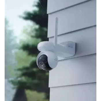 Reolink Atlas B660 8MP 4K Wi-Fi 6 pagriežama drošības kamera ar bateriju/saules enerģiju, balta (BWPT4K07W)