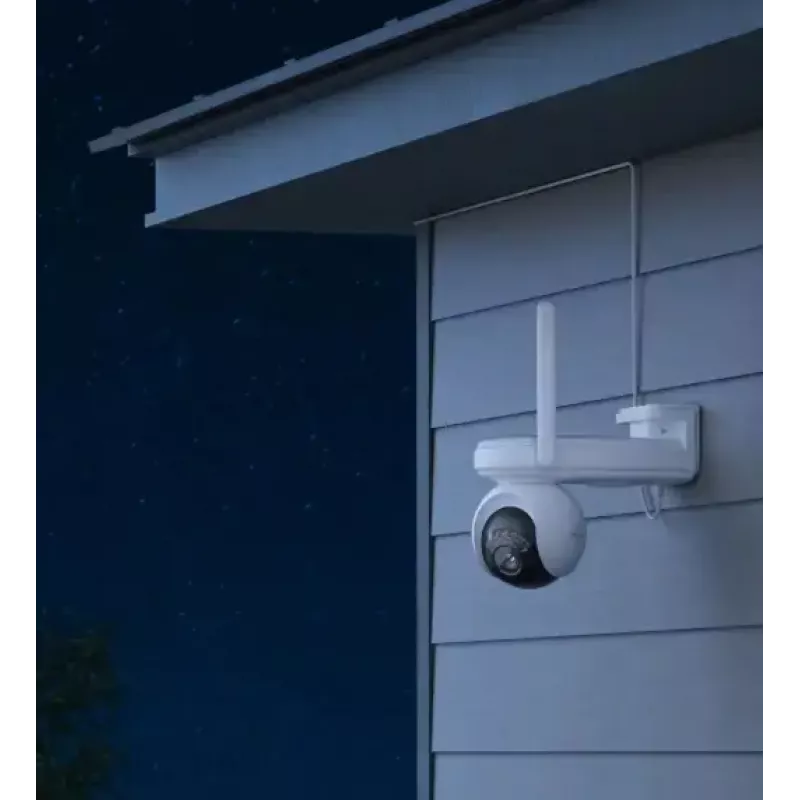 IP drošības kamera Reolink Argus Series B440 — 4K āra akumulatora, panoramēšanas un slīpuma, 90° H / 50° V / 110° D, bezvadu, balta