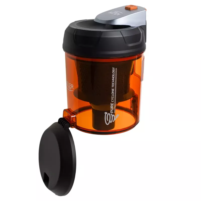 Bezmaisa putekļsūcējs Adler AD 7065 — 700 W, 1,6 L putekļu tvertne, HEPA, 9 m darbības rādiuss, melns/sarkans