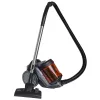Bezmaisa putekļsūcējs Adler AD 7065 — 700 W, 1,6 L putekļu tvertne, HEPA, 9 m darbības rādiuss, melns/sarkans