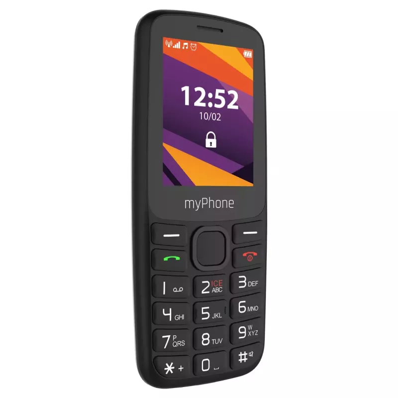 Mobilais tālrunis MYPHONE 6410 LTE | 2,4 collu TFT | Melns
