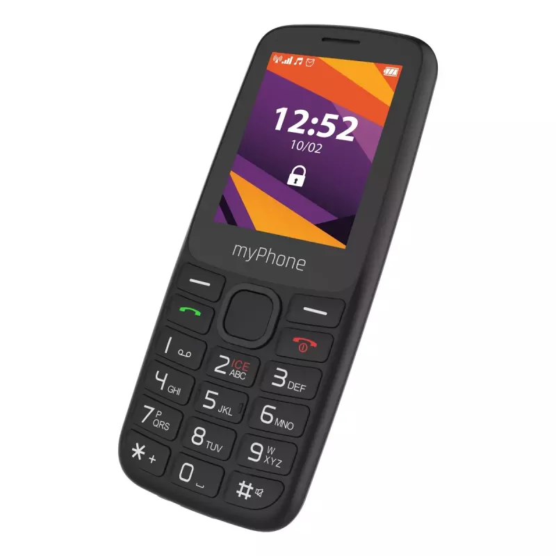 Mobilais tālrunis MYPHONE 6410 LTE | 2,4 collu TFT | Melns