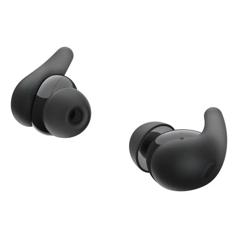 Bezvadu austiņas Sony LinkBuds Fit WFLS910NB — Bluetooth, 20–20000 Hz, 10 m diapazons, 75 g, melnas