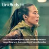 Bezvadu austiņas Sony LinkBuds Fit WFLS910NB — Bluetooth, 20–20000 Hz, 10 m diapazons, 75 g, melnas