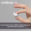 Bezvadu austiņas Sony LinkBuds Fit WFLS910NB — Bluetooth, 20–20000 Hz, 10 m diapazons, 75 g, melnas