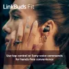 Bezvadu austiņas Sony LinkBuds Fit WFLS910NB — Bluetooth, 20–20000 Hz, 10 m diapazons, 75 g, melnas