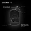 Bezvadu austiņas Sony LinkBuds Fit WFLS910NB — Bluetooth, 20–20000 Hz, 10 m diapazons, 75 g, melnas