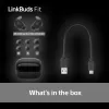 Bezvadu austiņas Sony LinkBuds Fit WFLS910NB — Bluetooth, 20–20000 Hz, 10 m diapazons, 75 g, melnas