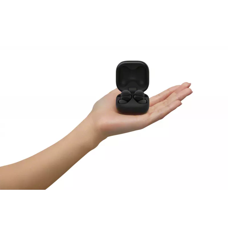 Bezvadu austiņas Sony LinkBuds Fit WFLS910NB — Bluetooth, 20–20000 Hz, 10 m diapazons, 75 g, melnas