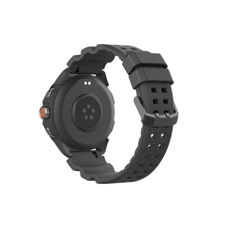 Viedpulkstenis Hammer Hammer Watch 2 Melns — 1,5 collu AMOLED, GPS, ūdensizturīgs, sirdsdarbības mērītājs, fitnesa izsekošana