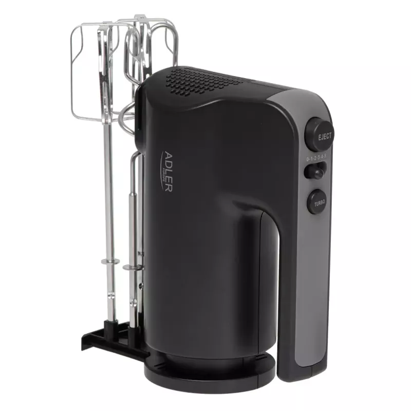 Rokas mikseris Adler AD 4230 550W 5 ātrumi Turbo režīms Melns